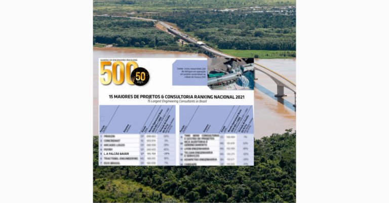 Falcão Bauer destaque do ranking da engenharia brasileira 2021